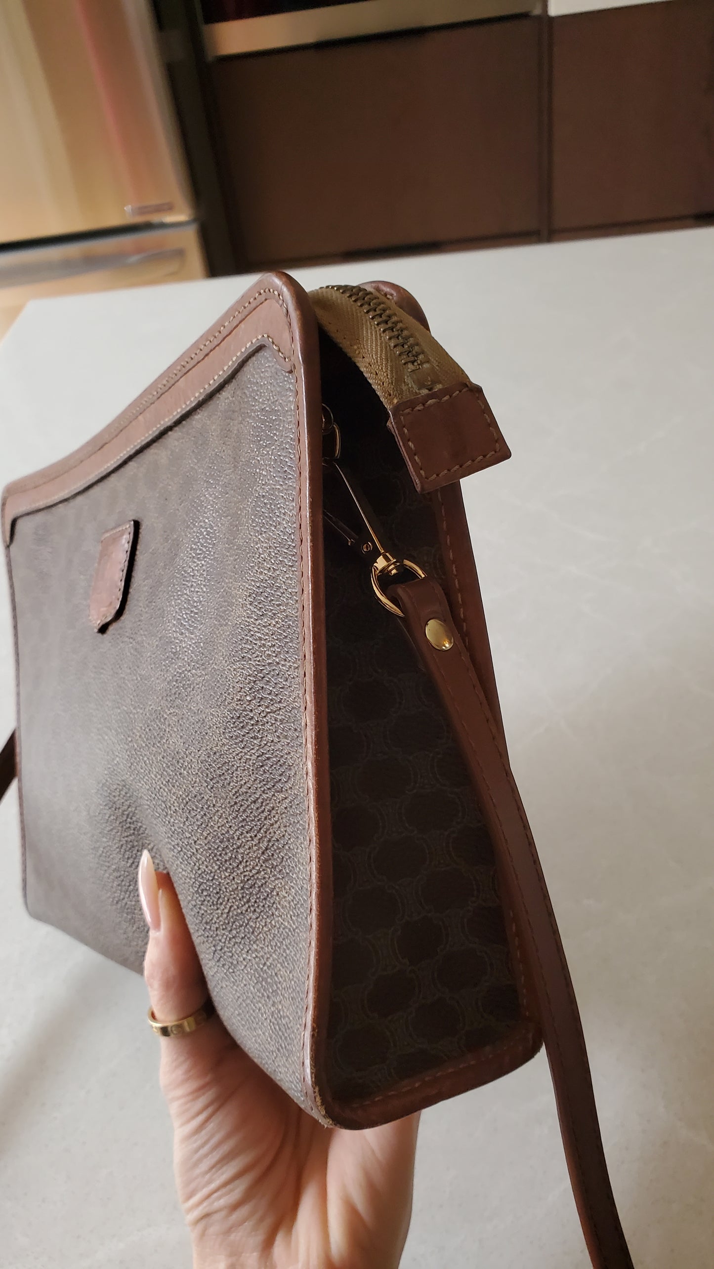 Authentic Vintage Celine Upcycle Purse on Strap