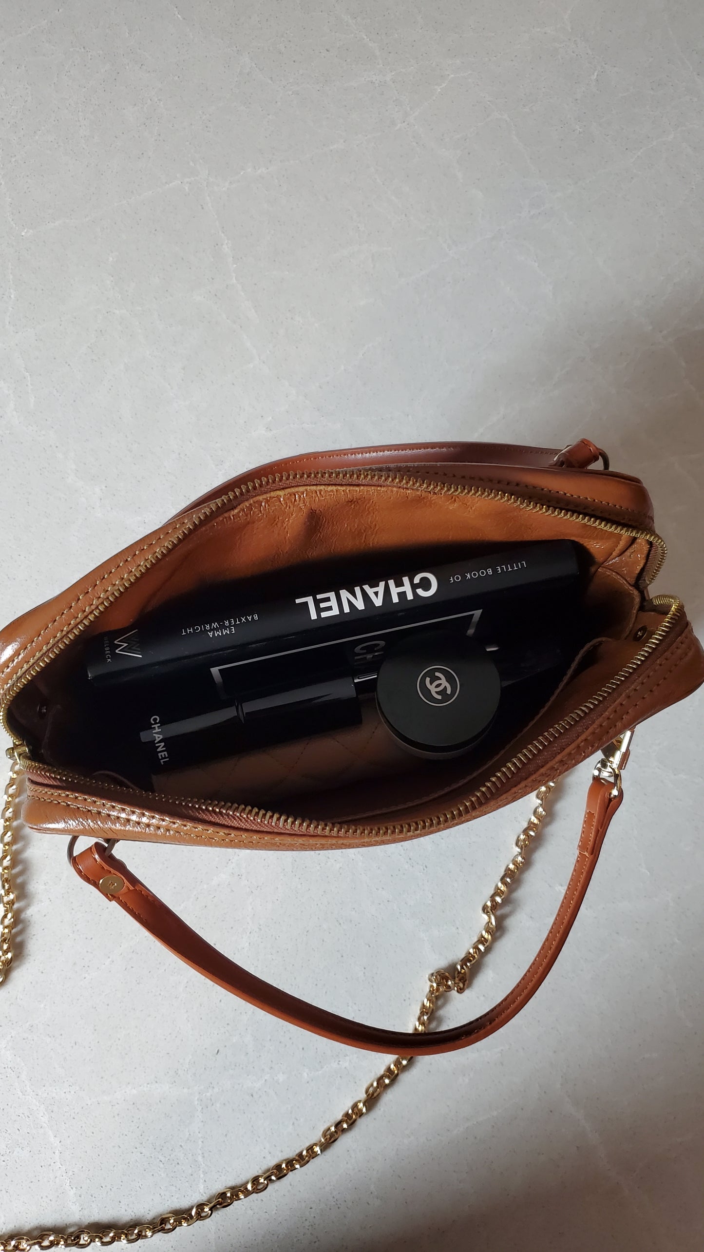 Authentic Vintage Louis Vuitton Upcycle Purse with Strap & Chain