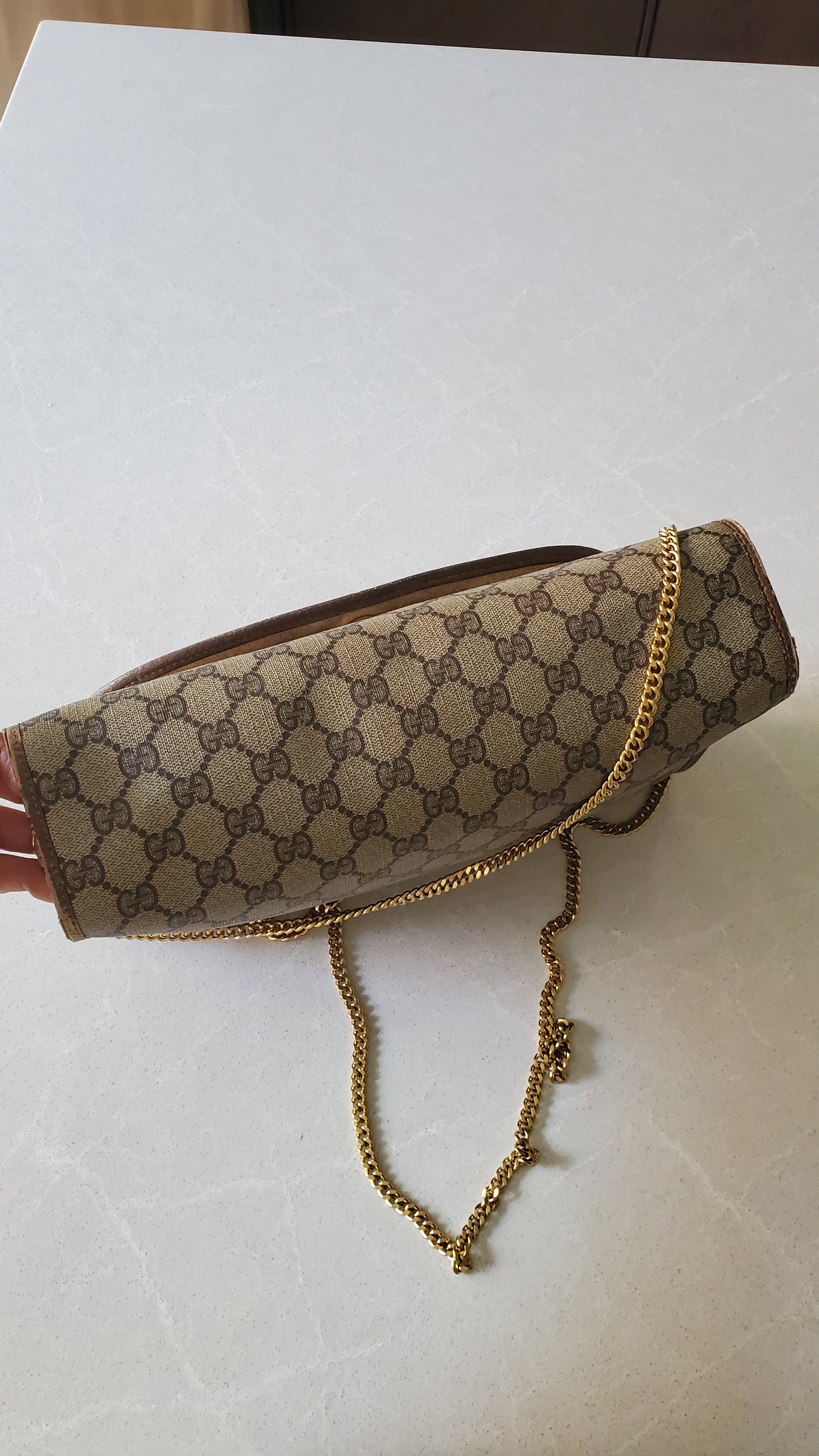 Authentic Vintage Gucci Upcycle Purse on Chains