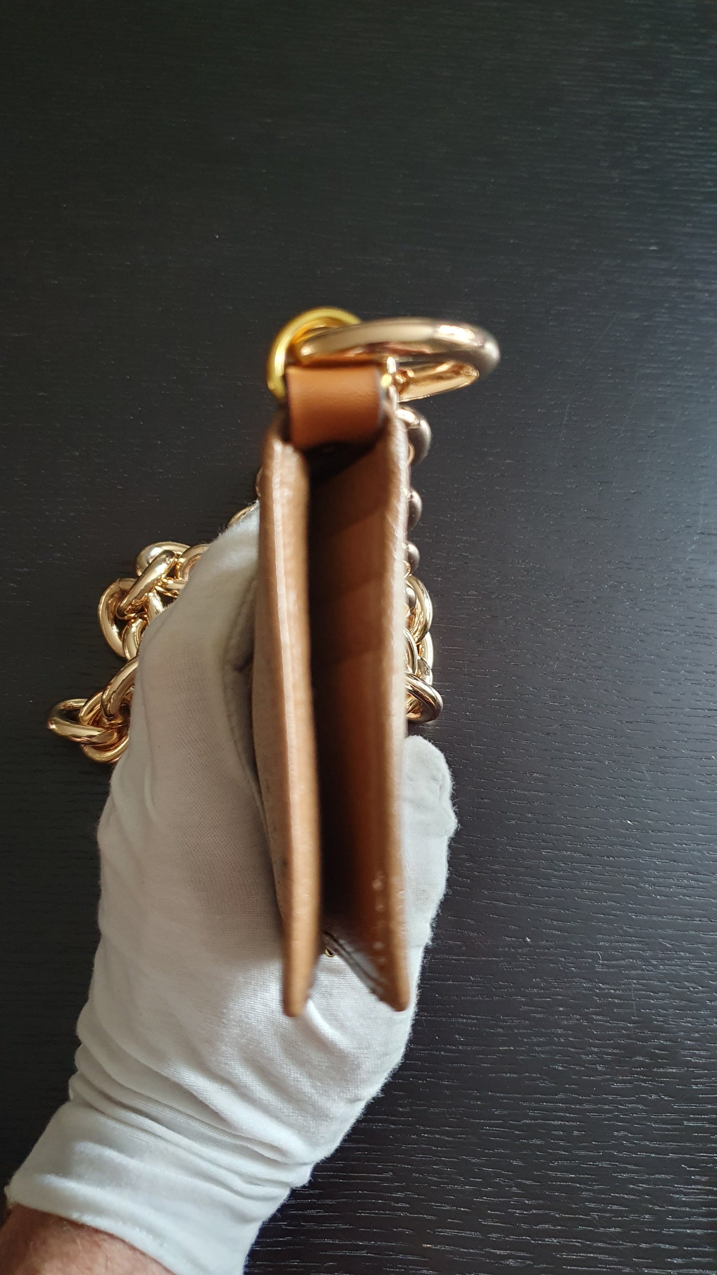 Authentic Vintage Dior Upcycle Wallet with Shoulder Chain