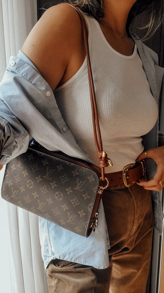 Authentic Vintage Louis Vuitton Upcycle Purse on Strap