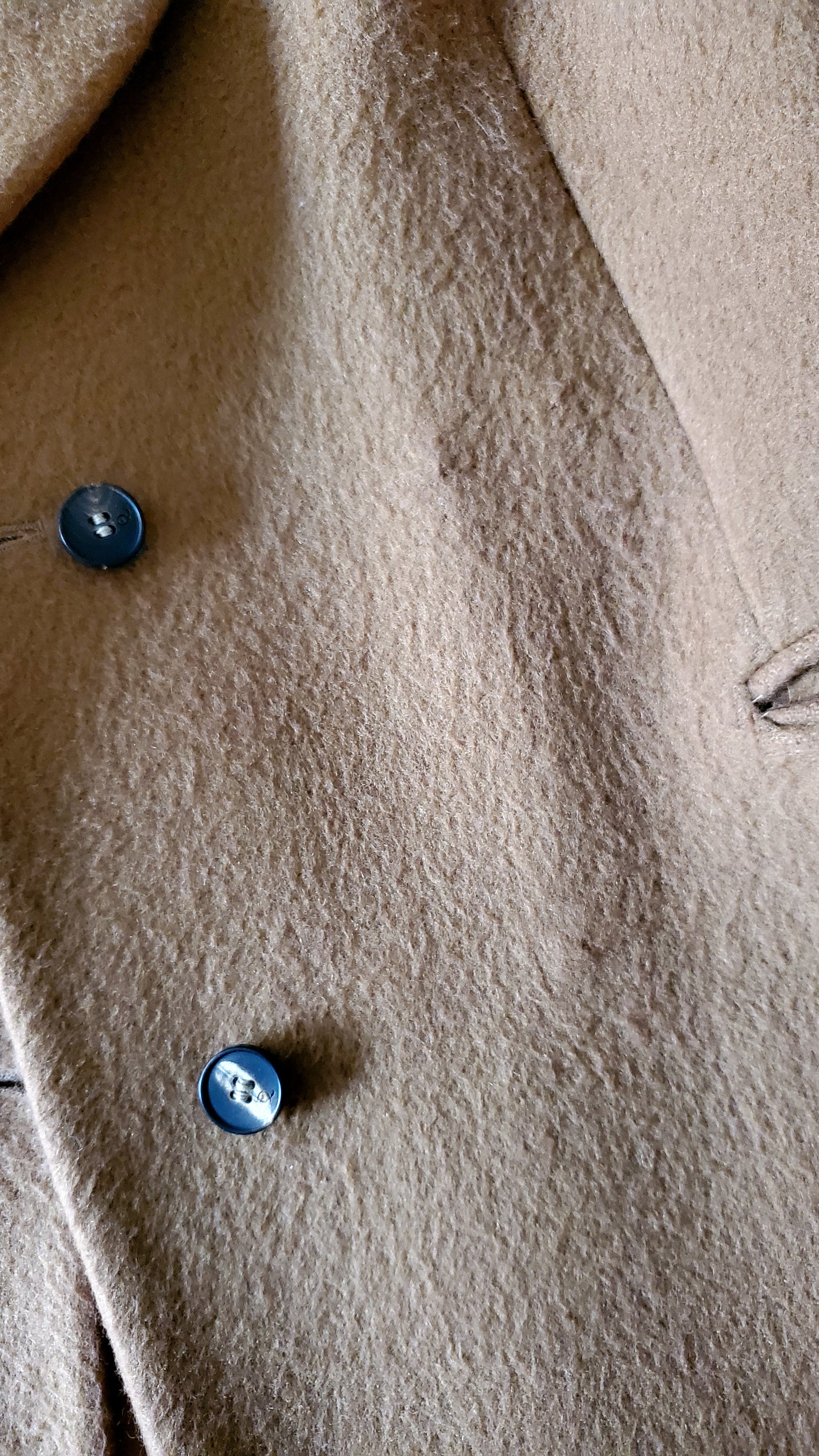 Authentic Alexander McQueen 2014 Runway Wool Camel Coat