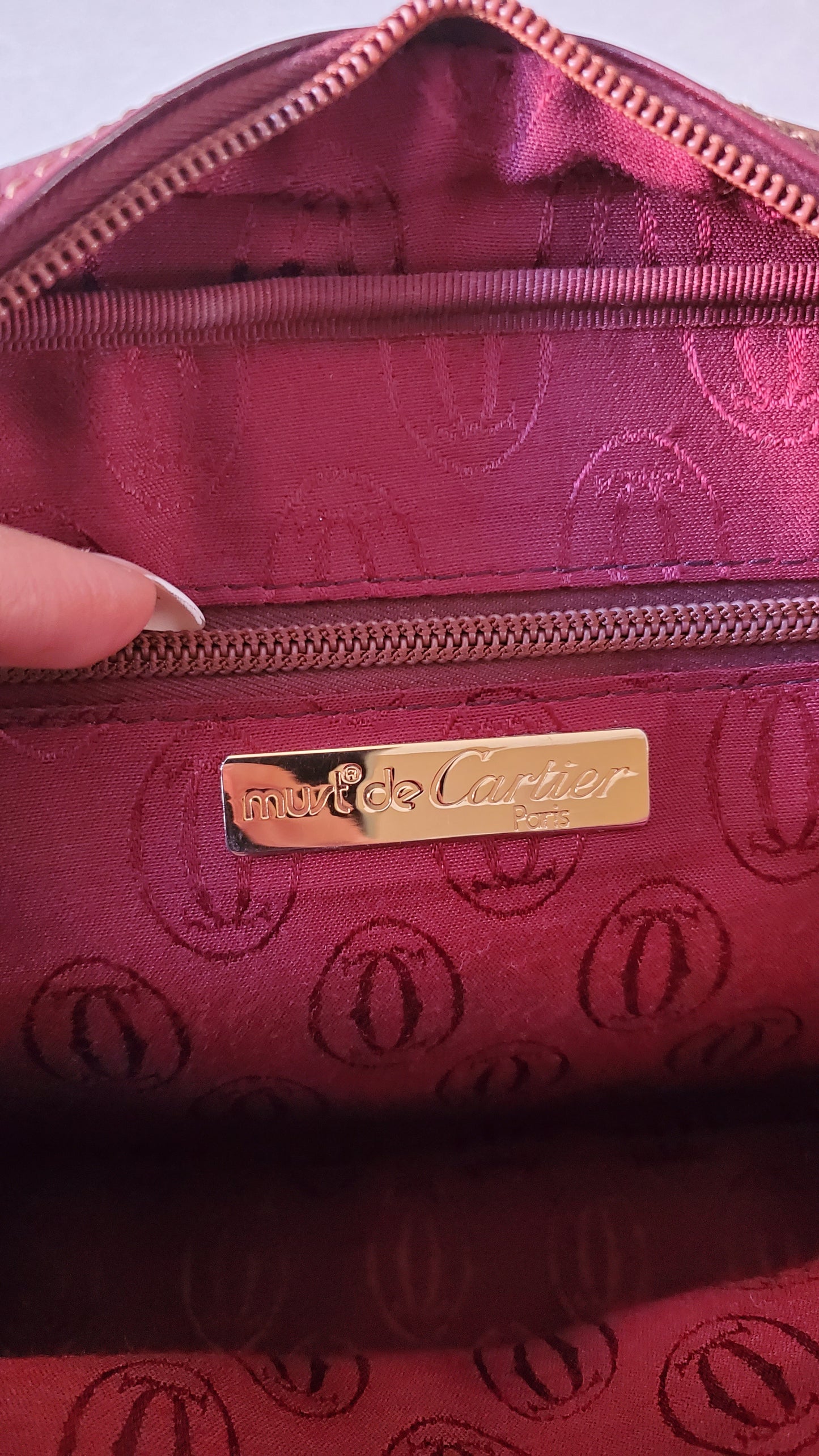 *Rare* Authentic Vintage Cartier Crossbody/ Shoulder Bag