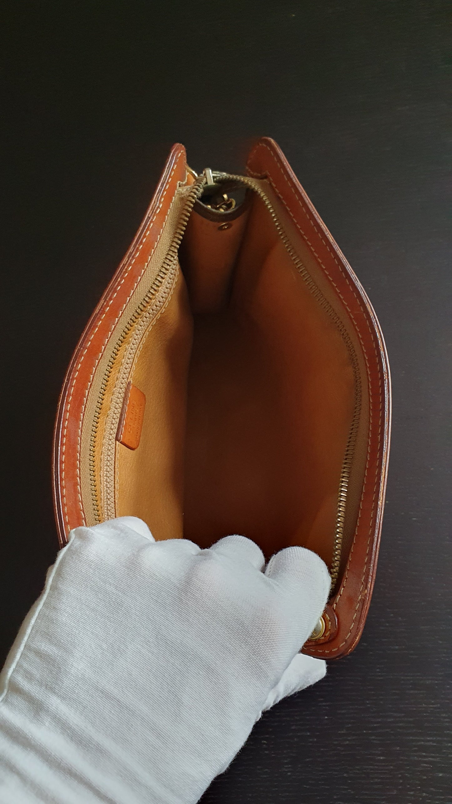 Authentic Vintage Celine Upcycle Purse (with Single Handle Strap)