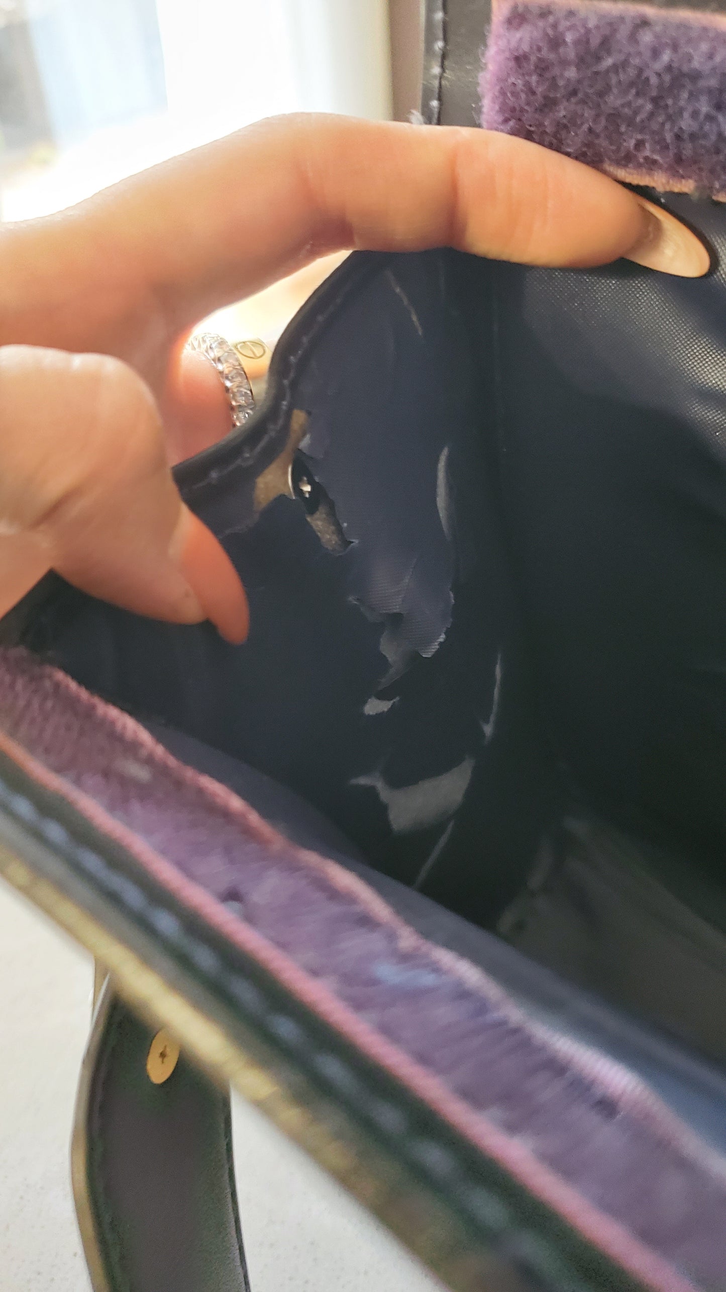 Authentic Vintage Upcycle Gucci Large Bag on Chains (with velcro closing)