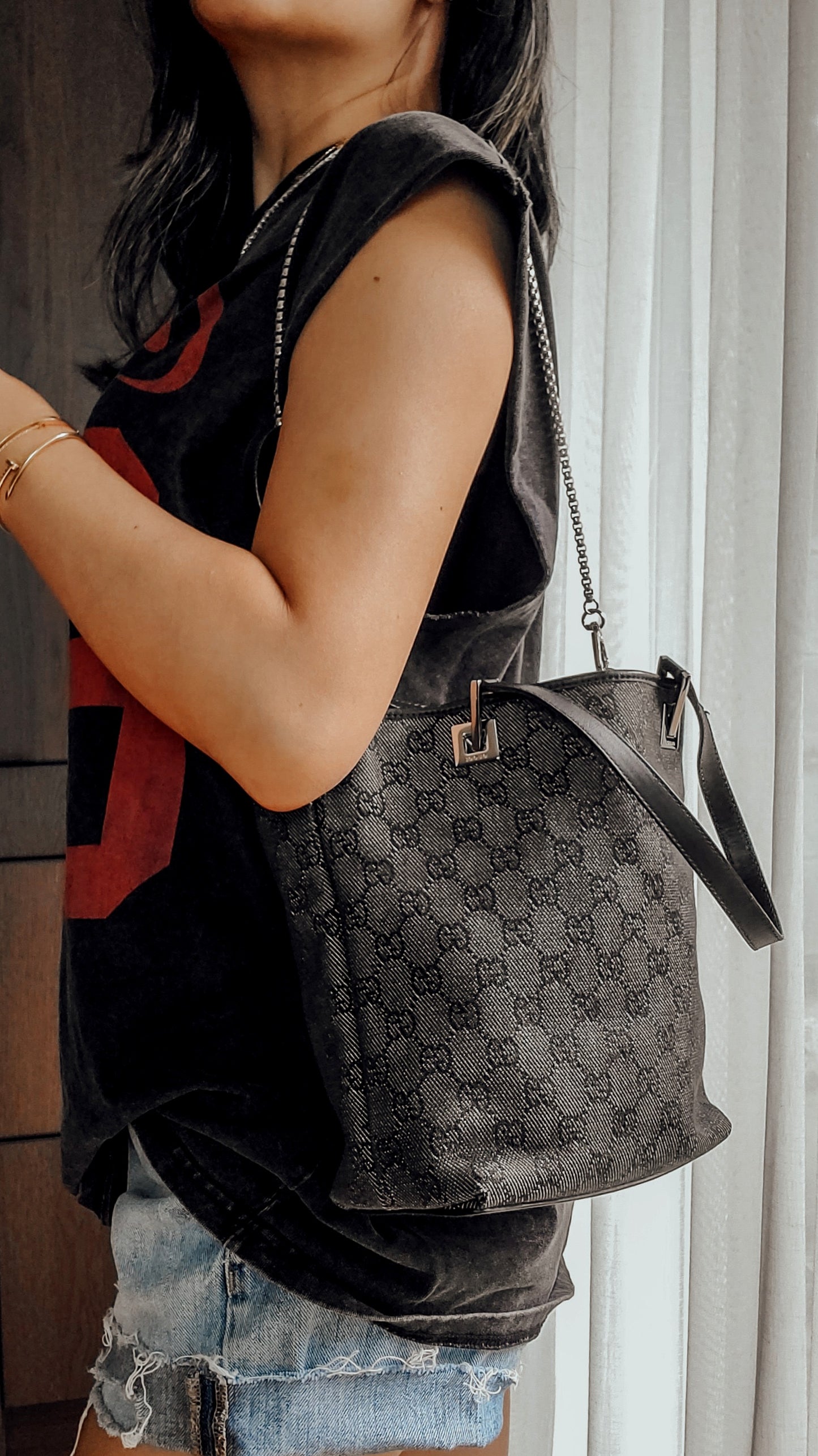 Authentic Gucci Upcycle Tote Bag