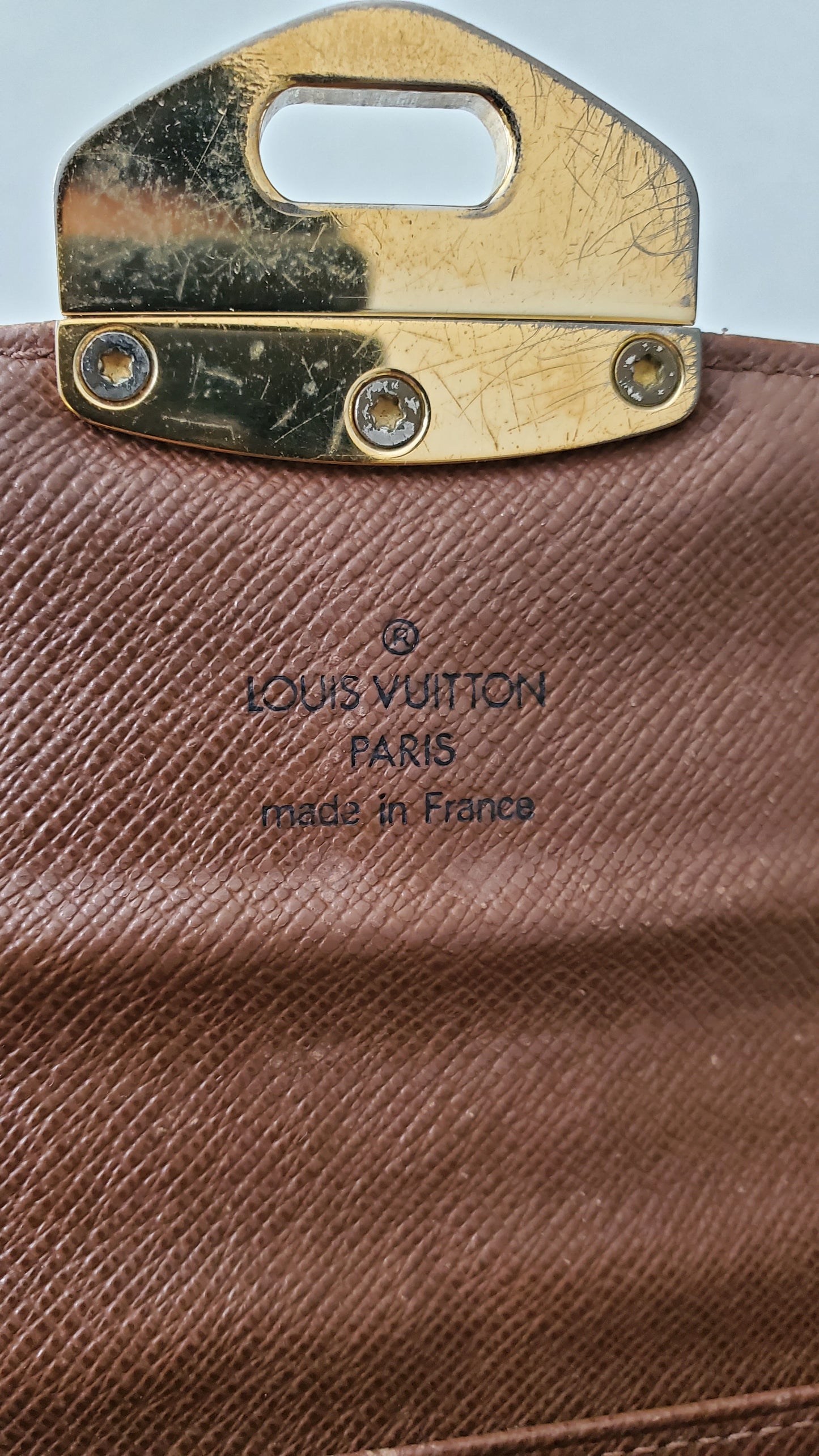 Authentic Louis Vuitton (2011) Upcycle Wallet on Chain & Strap