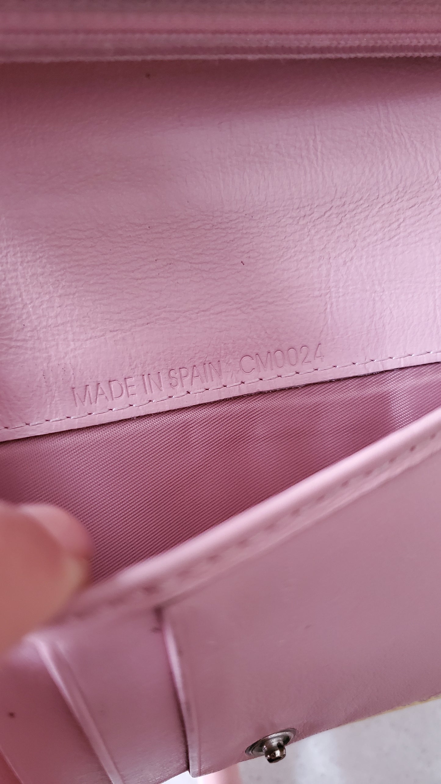 Authentic Vintage Dior Upcycle Pink Wallet on Strap