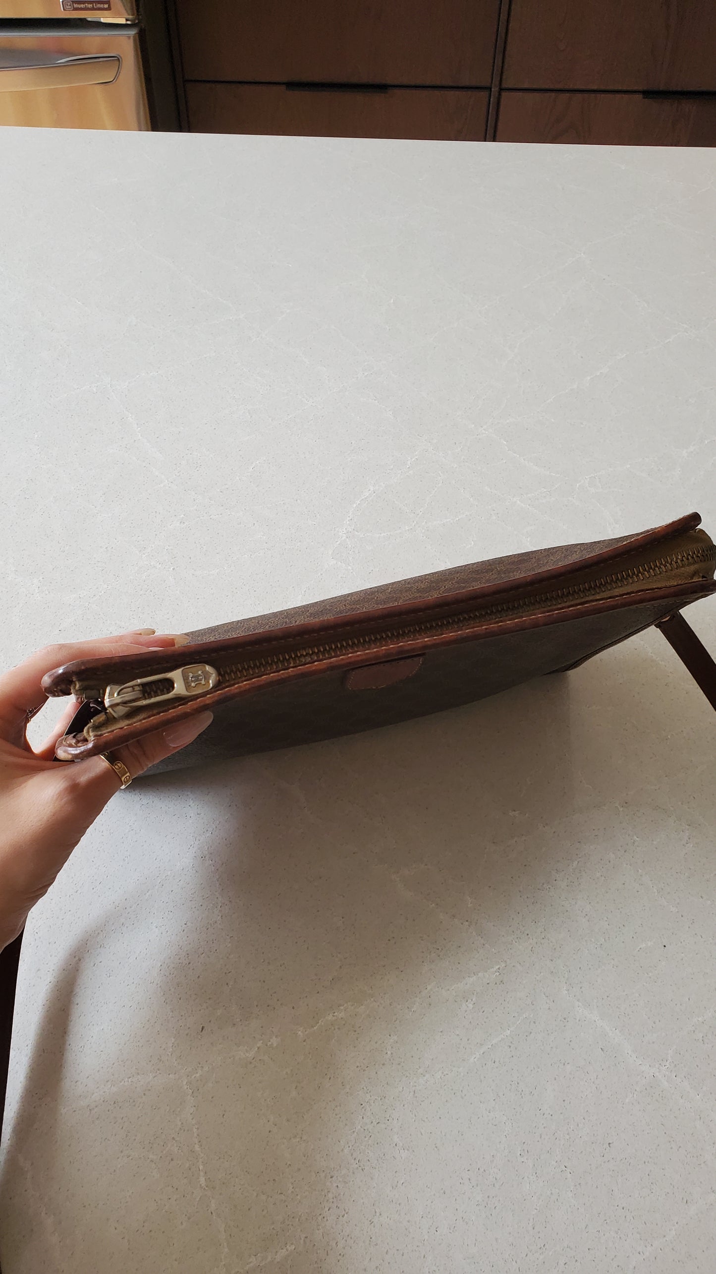 Authentic Vintage Celine Upcycle Purse on Strap
