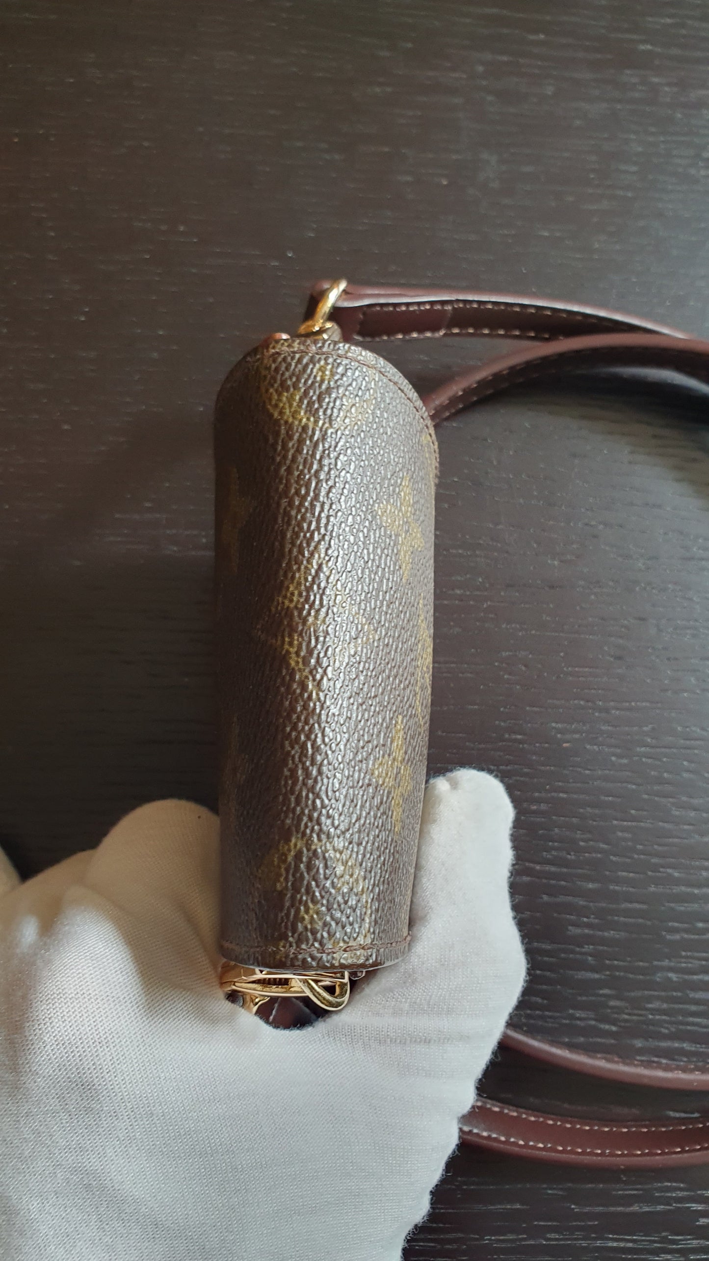 Authentic Vintage Louis Vuitton Upcycle Mini Pouch with Strap