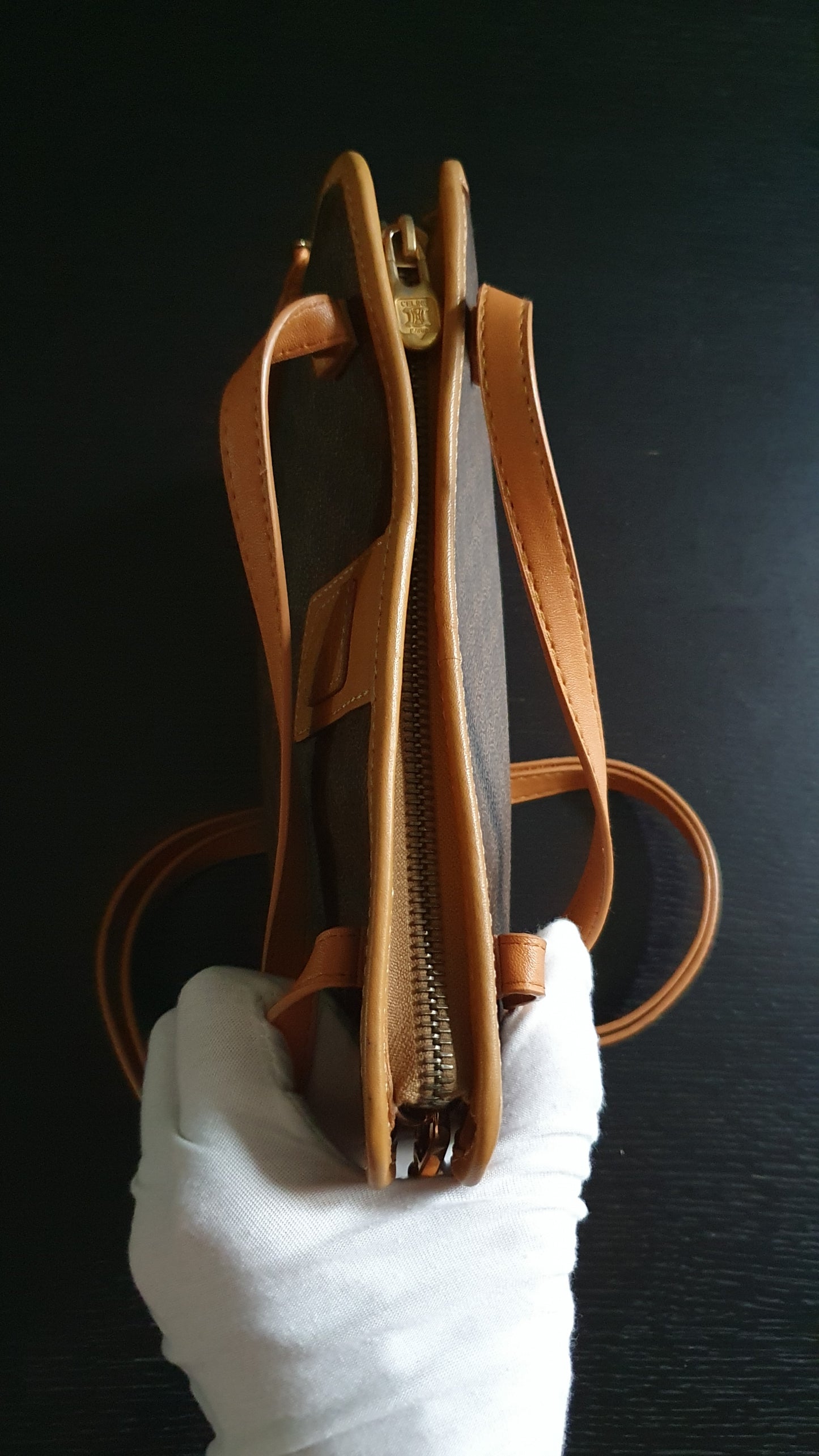 Authentic Vintage Celine Upcycle Purse with Straps