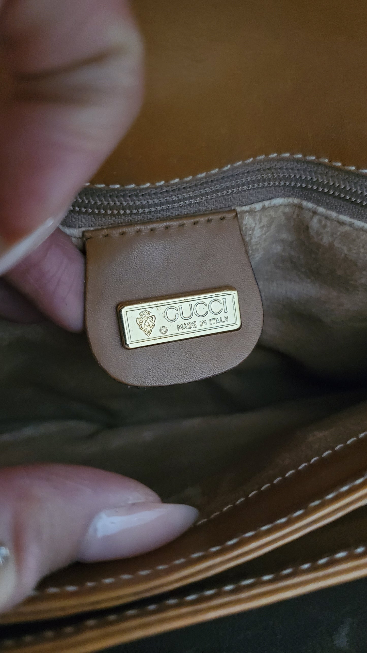 Authentic Vintage Gucci Upcycle 3 Compartments Purse on Chains