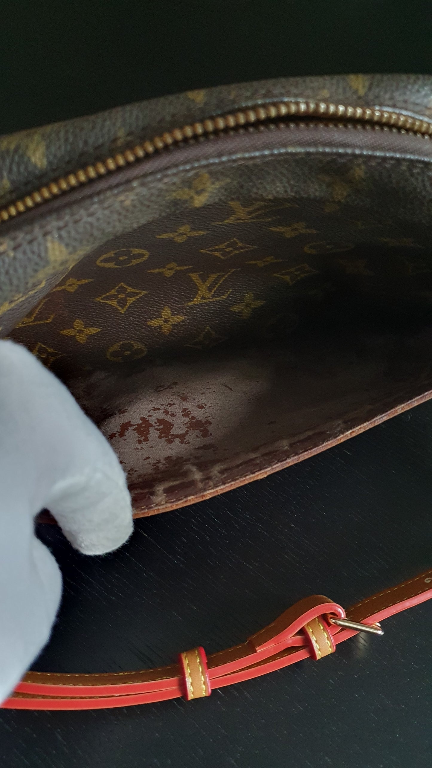 Authentic Vintage Louis Vuitton Upcycle Purse with 2 Straps & Chain