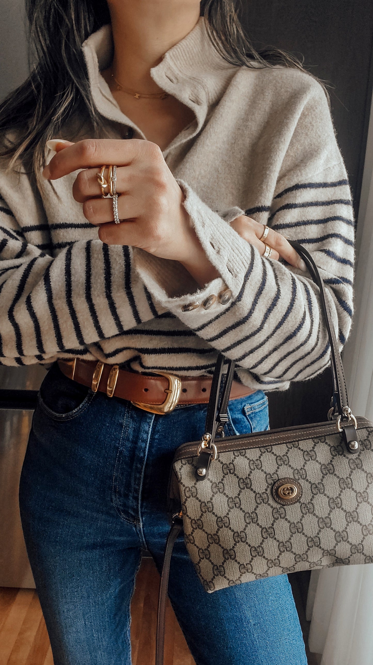 Authentic Vintage Gucci Upcycle Purse with Straps