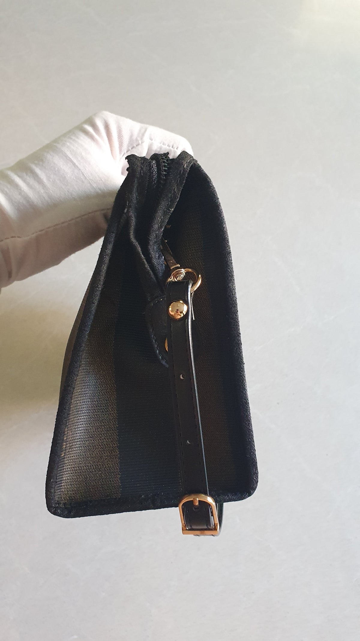 Authentic Vintage Fendi Medium Size Shoulder Purse with Strap