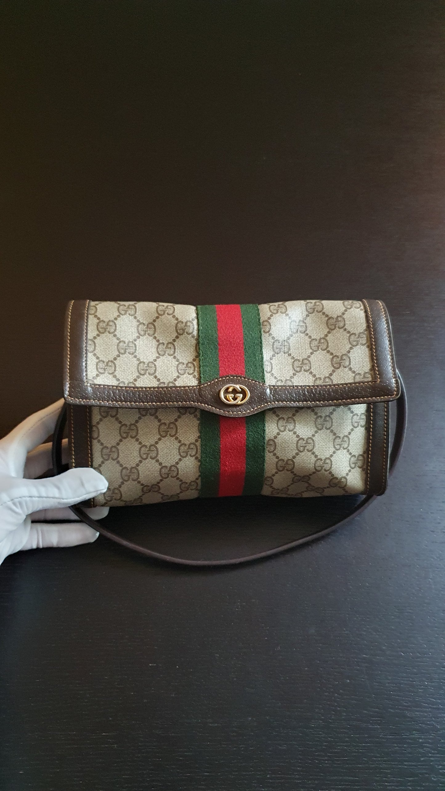 Authentic Vintage Gucci Upcycle Purse with Shoulder Strap (2/2)