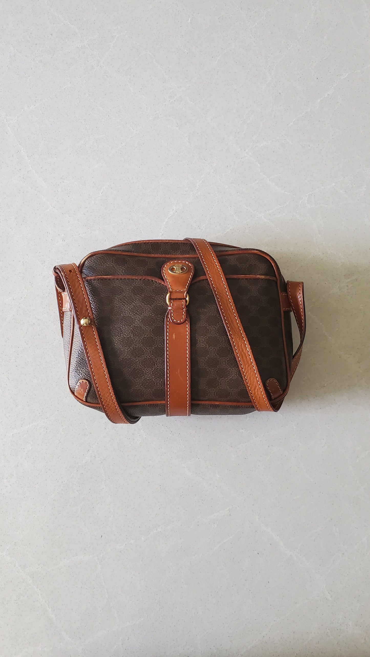 Authentic Vintage Celine Brown Purse (S)