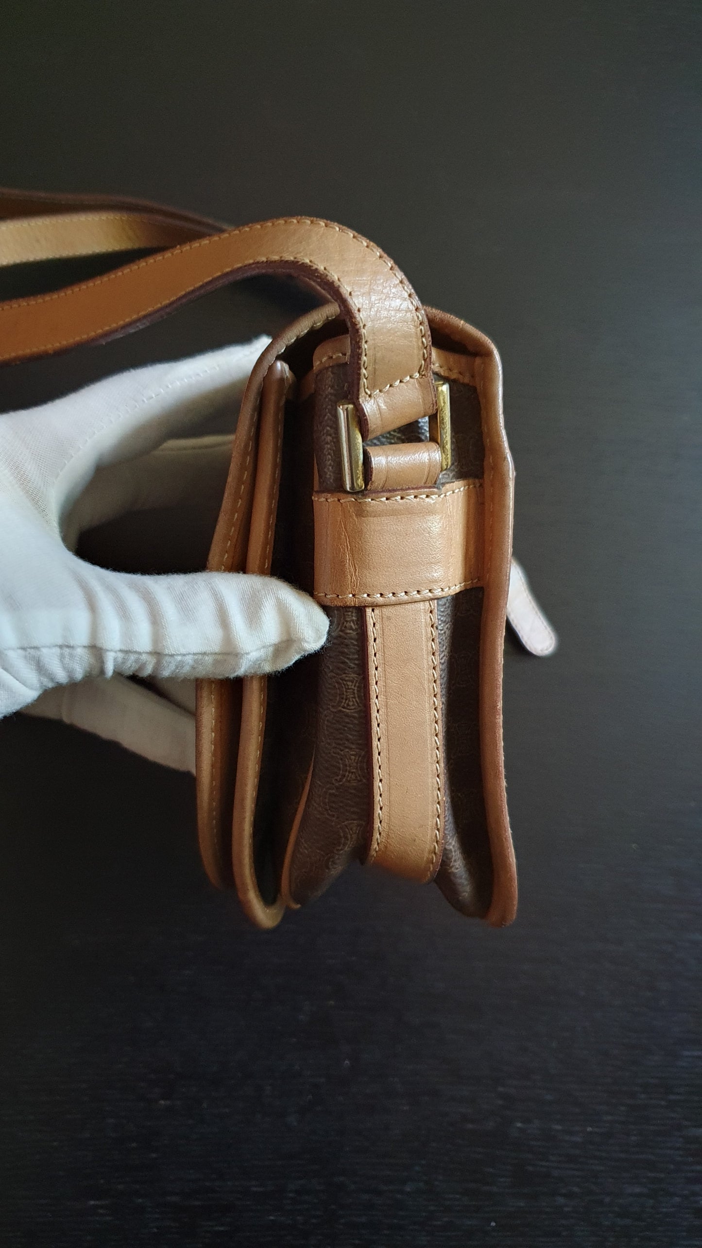 Authentic Vintage Celine Brown Purse