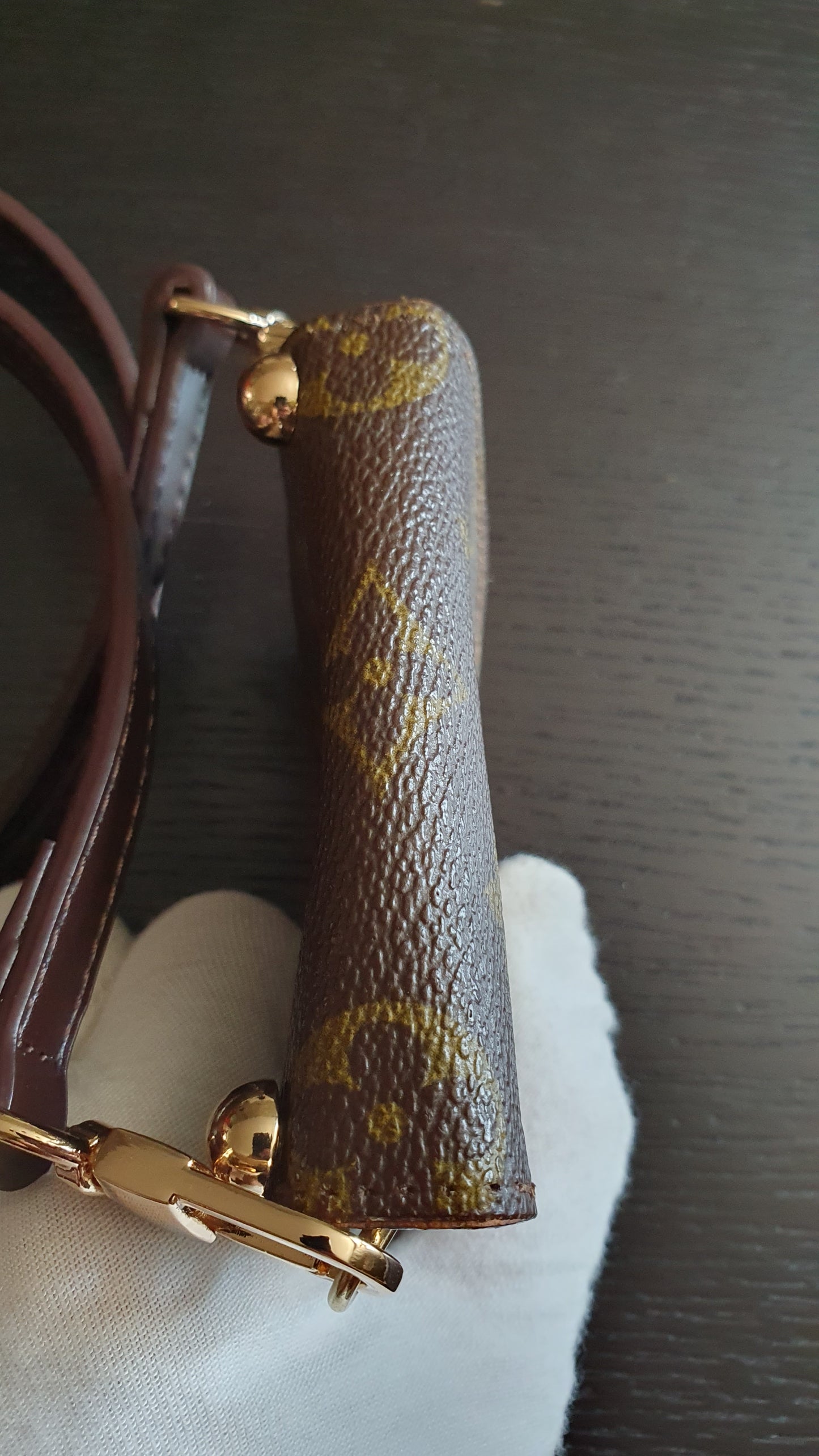 Authentic Vintage Louis Vuitton Upcycle Mini Pouch with Strap