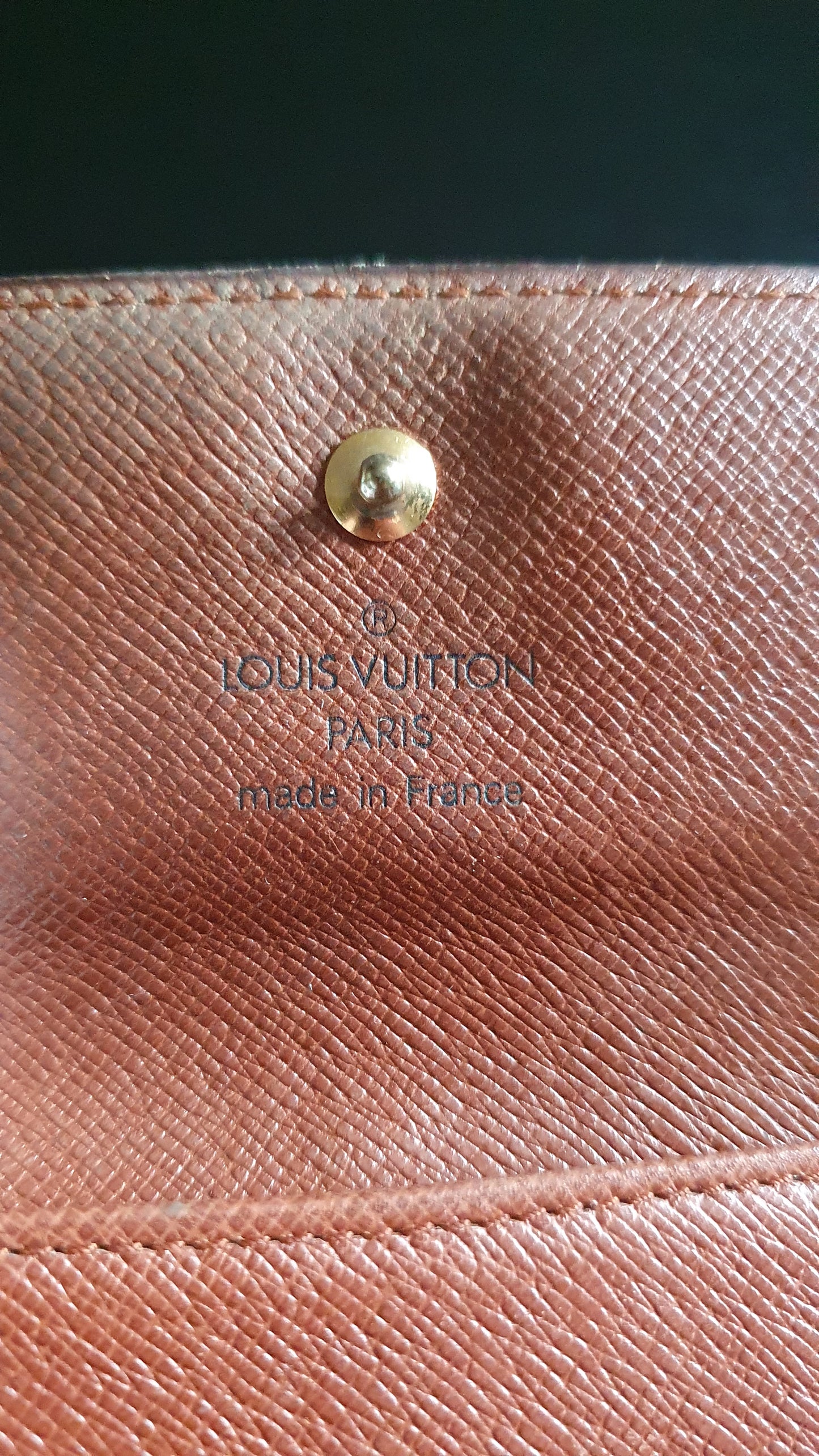 Authentic Vintage Louis Vuitton (2) Upcycle Small Wallet on Chain & Strap
