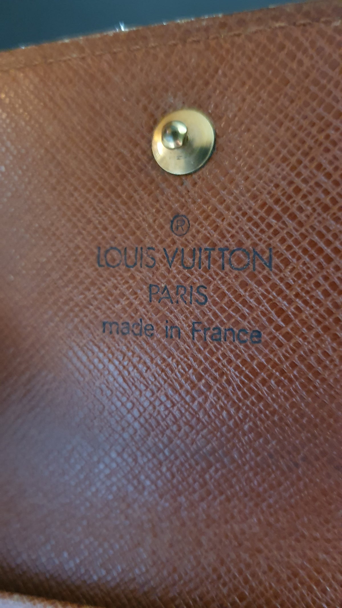 Authentic Vintage Louis Vuitton (5) Upcycle Small Wallet on Chain & Strap