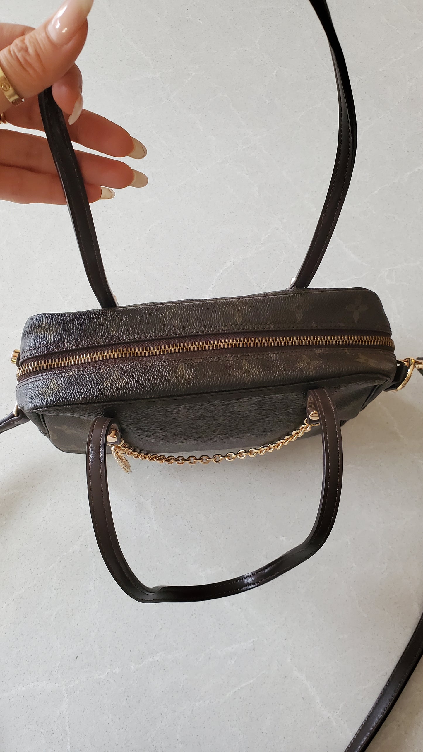 Authentic Vintage Louis Vuitton Upcycle New Gen Charm Shoulder/ Crossbody Bag