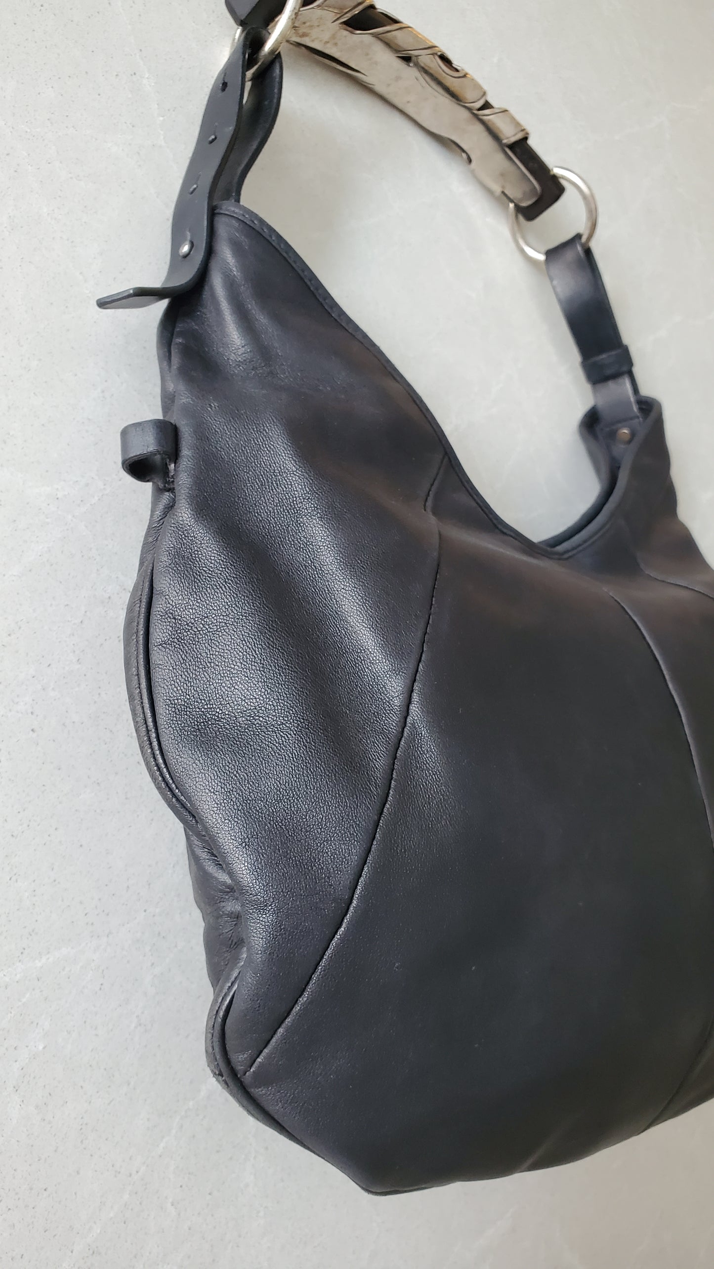 Authentic Vintage Saint Laurent Mombasa Black Iconic 00s It-Bag