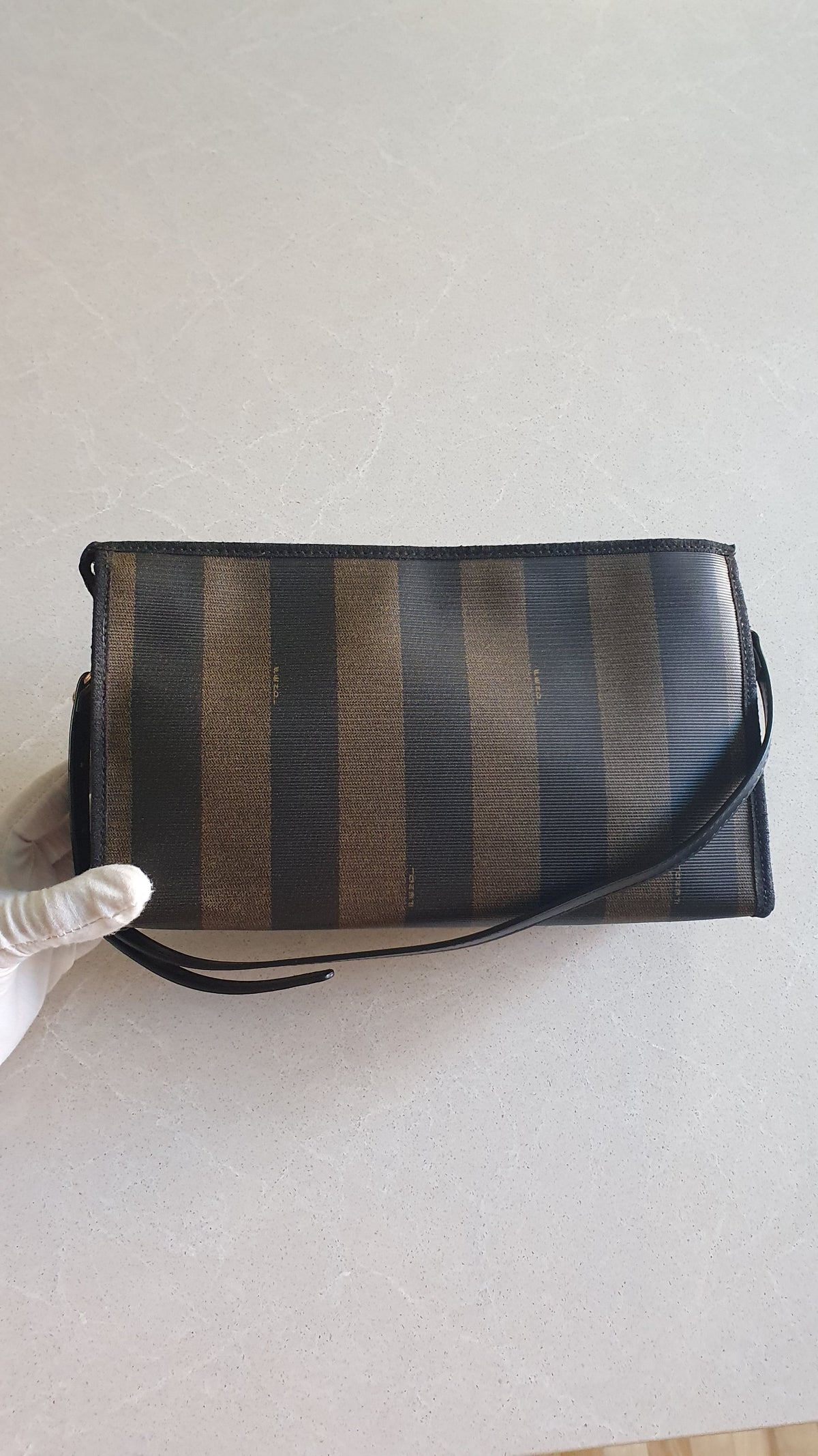 Authentic Vintage Fendi Medium Size Shoulder Purse with Strap