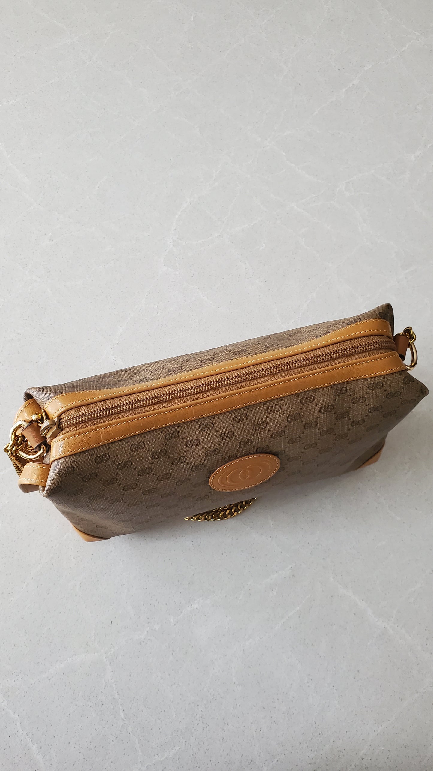 Authentic Vintage Gucci Upcycle Purse on Chain