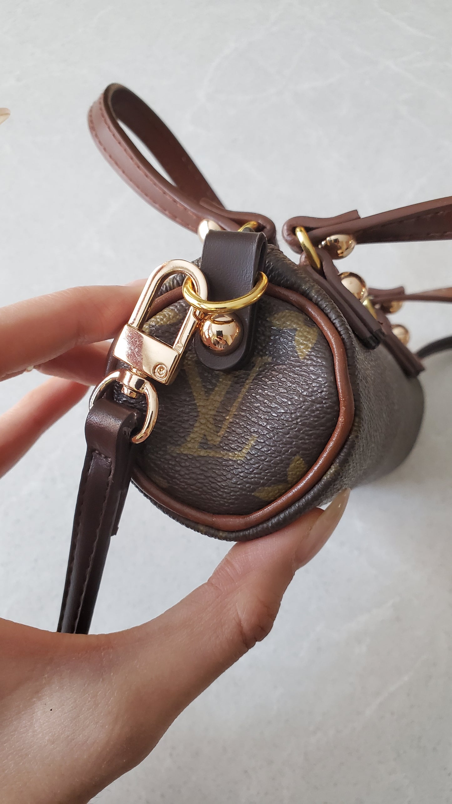 Authentic Vintage Louis Vuitton Upcycle Mini Purse with Straps