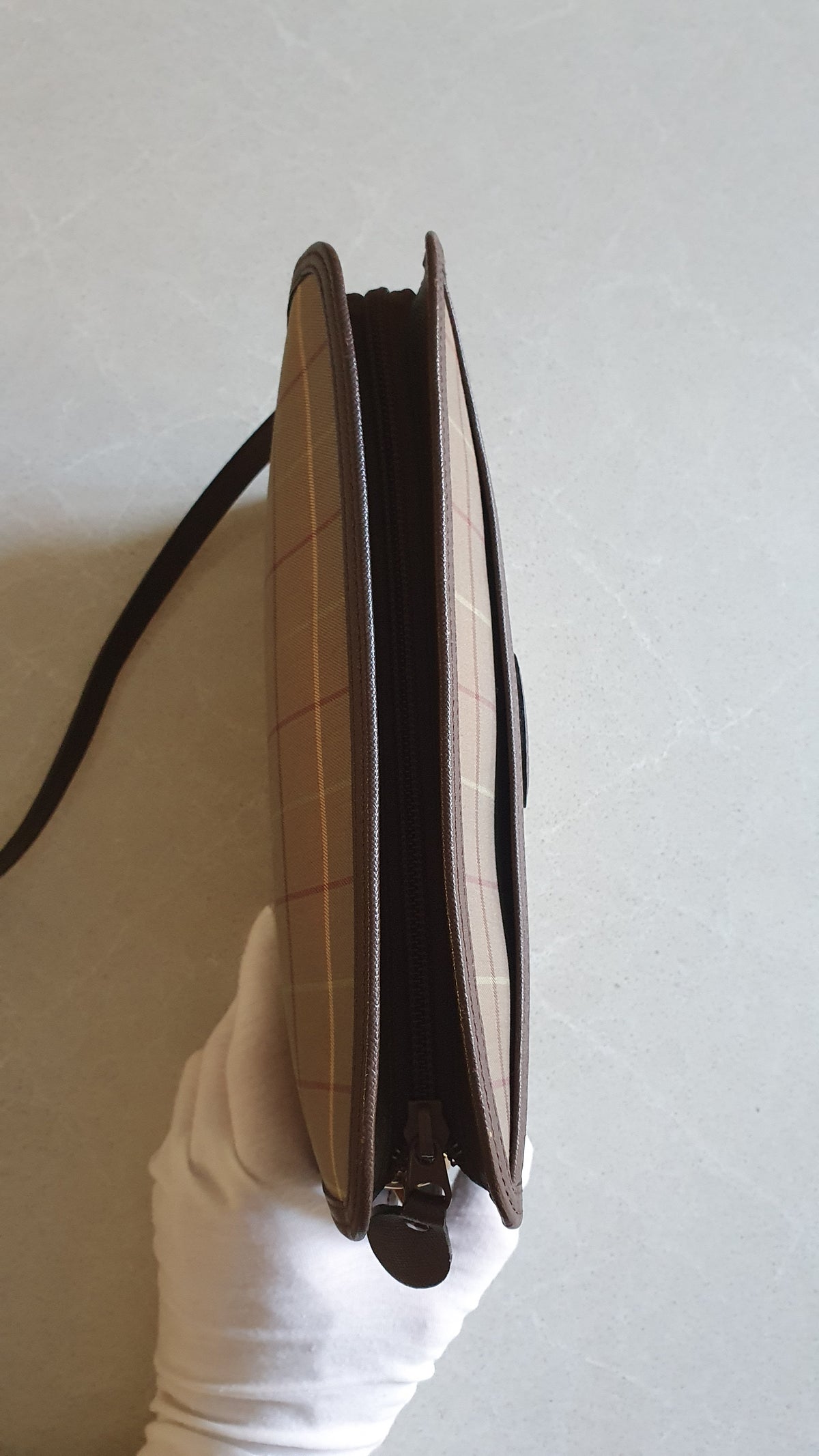 Authentic Burberry Upcycle Purse on Strap