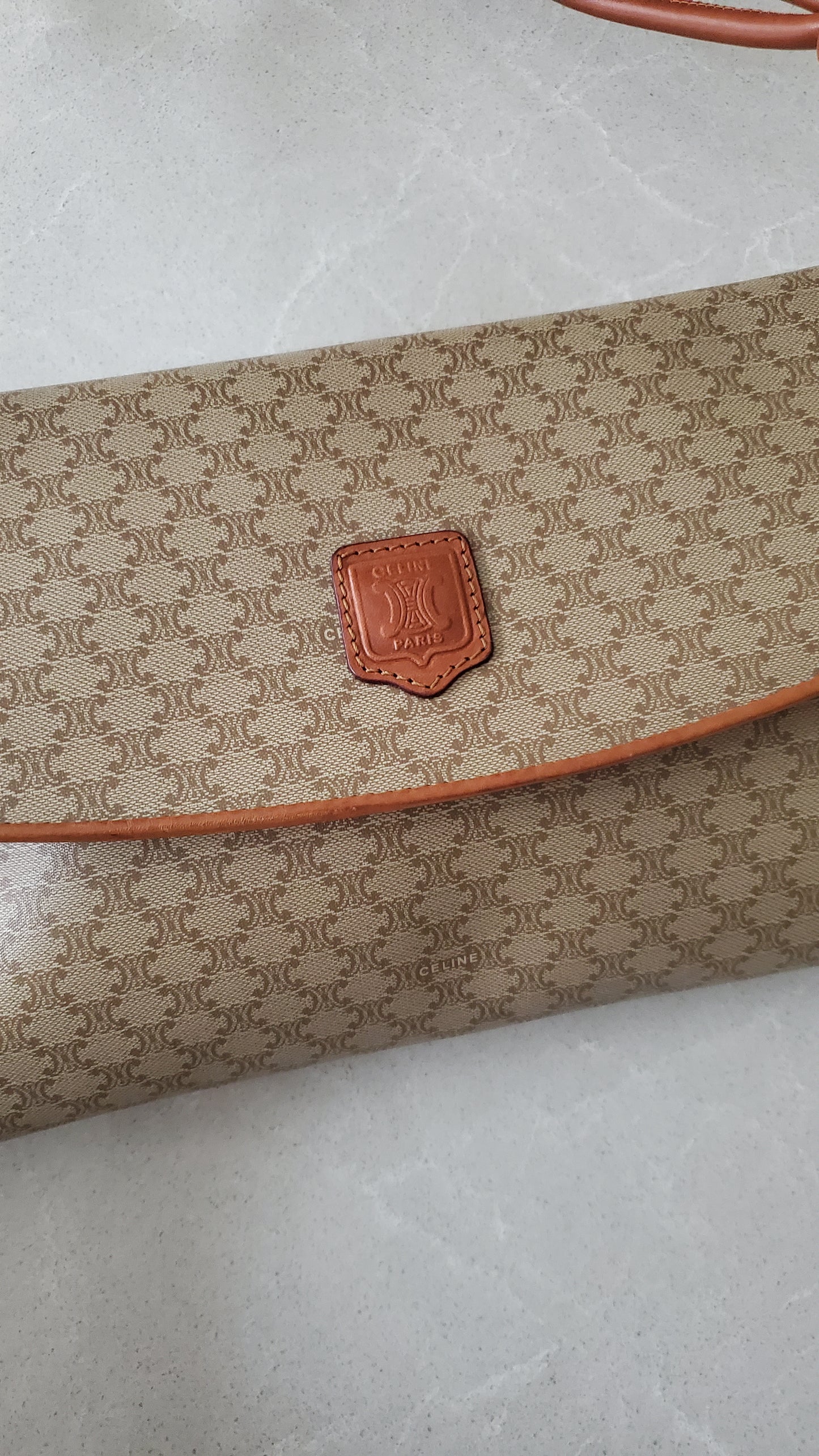 Authentic Vintage Celine Upcycle Purse with Strap