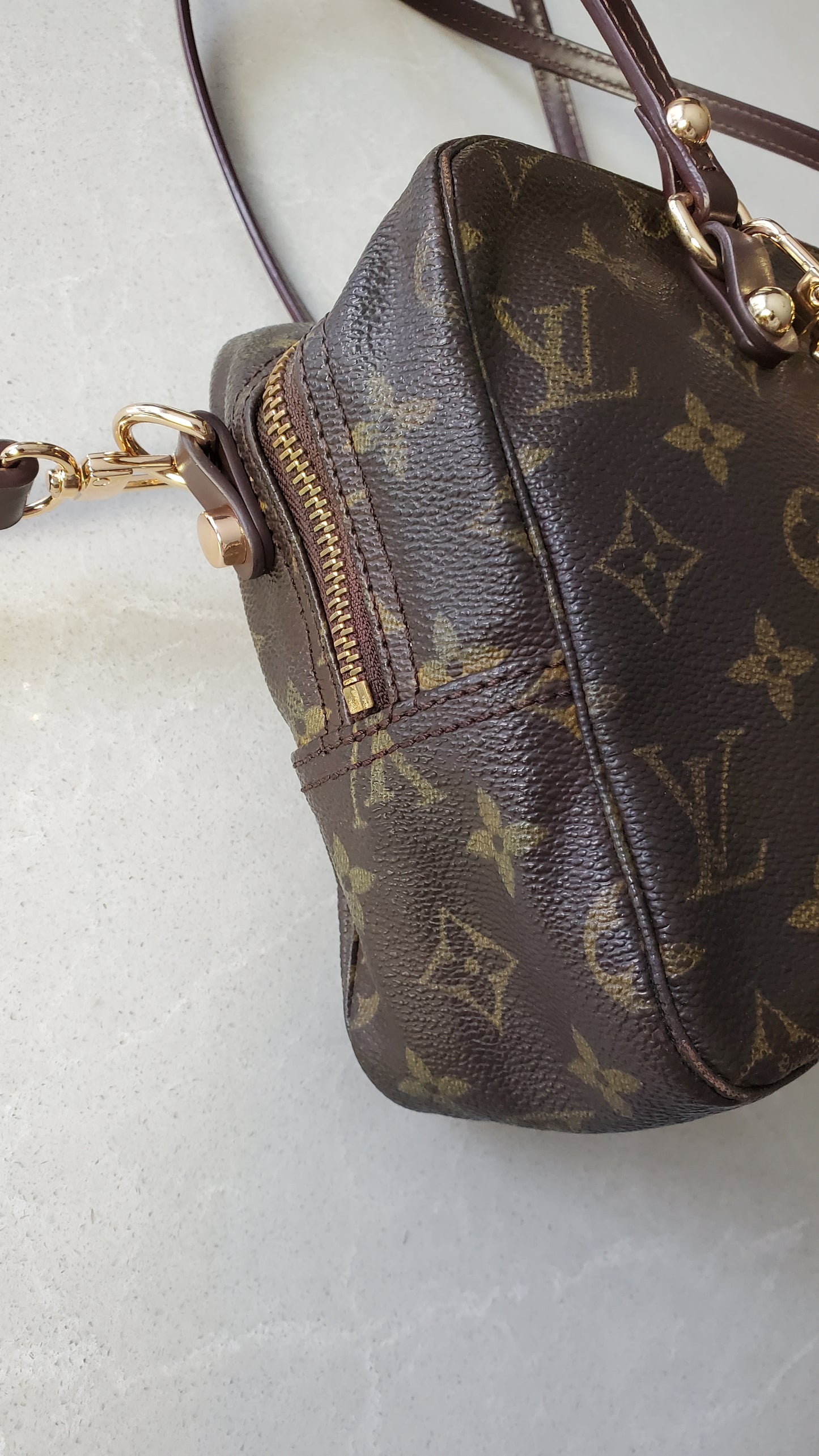 Authentic Vintage Louis Vuitton Upcycle New Gen Charm Shoulder/ Crossbody Bag