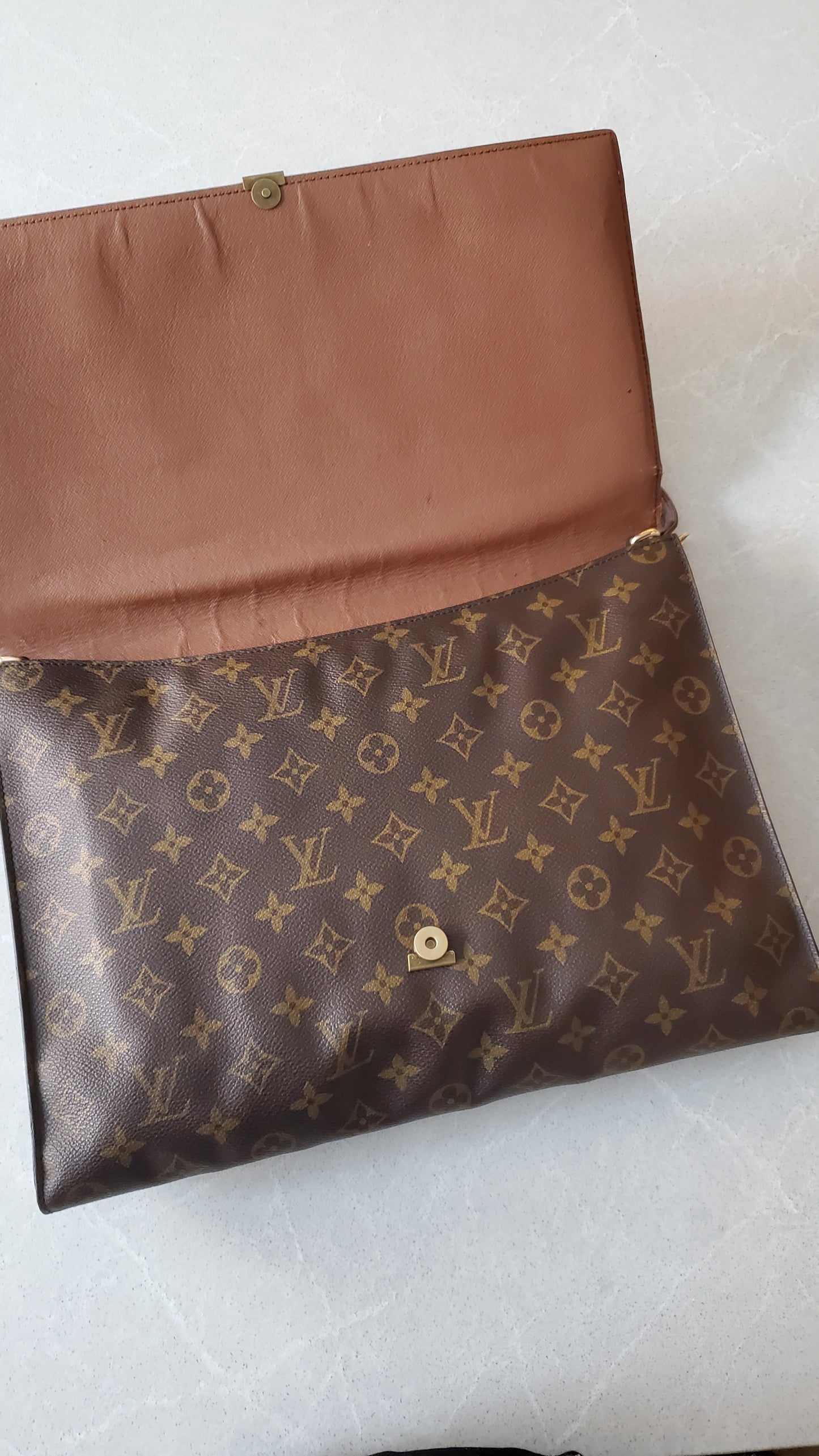 Authentic Vintage Louis Vuitton Upcycle Purse with Shoulder Strap