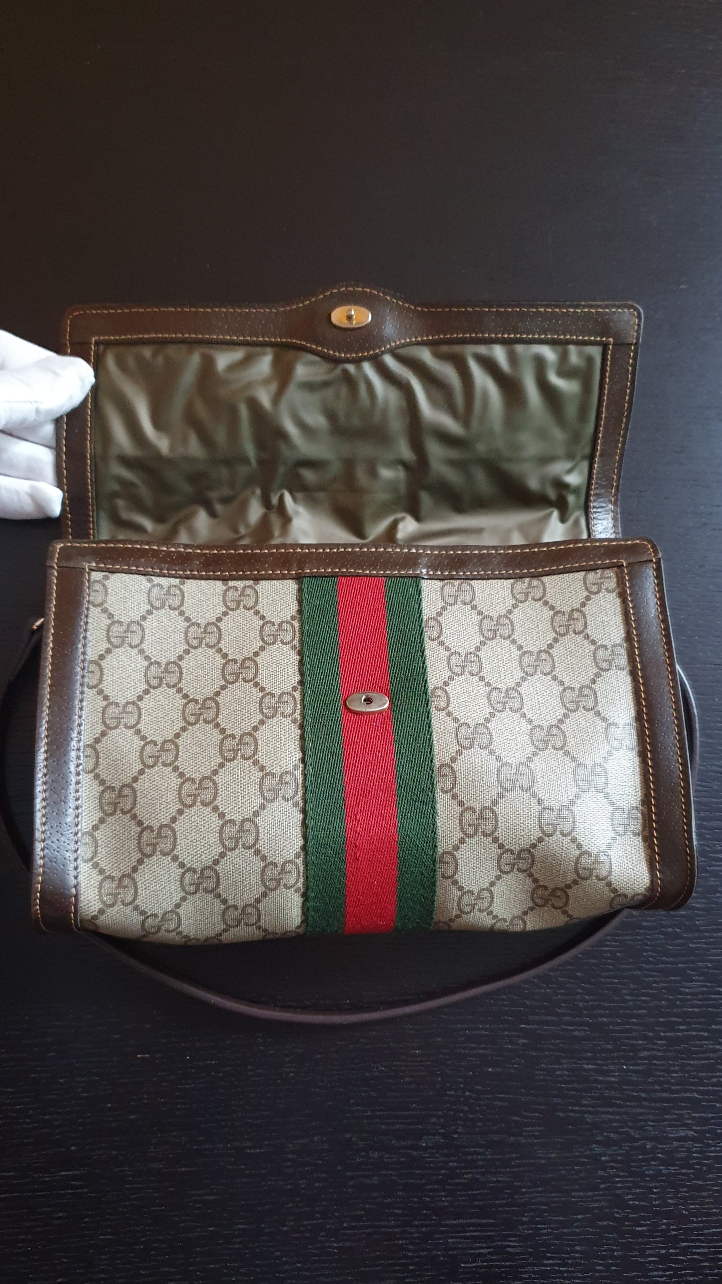 Authentic Vintage Gucci Upcycle Purse with Shoulder Strap (2/2)