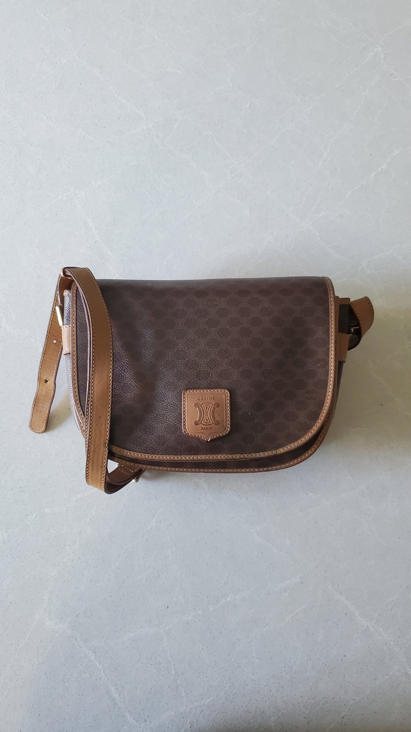 Authentic Vintage Celine Brown Purse