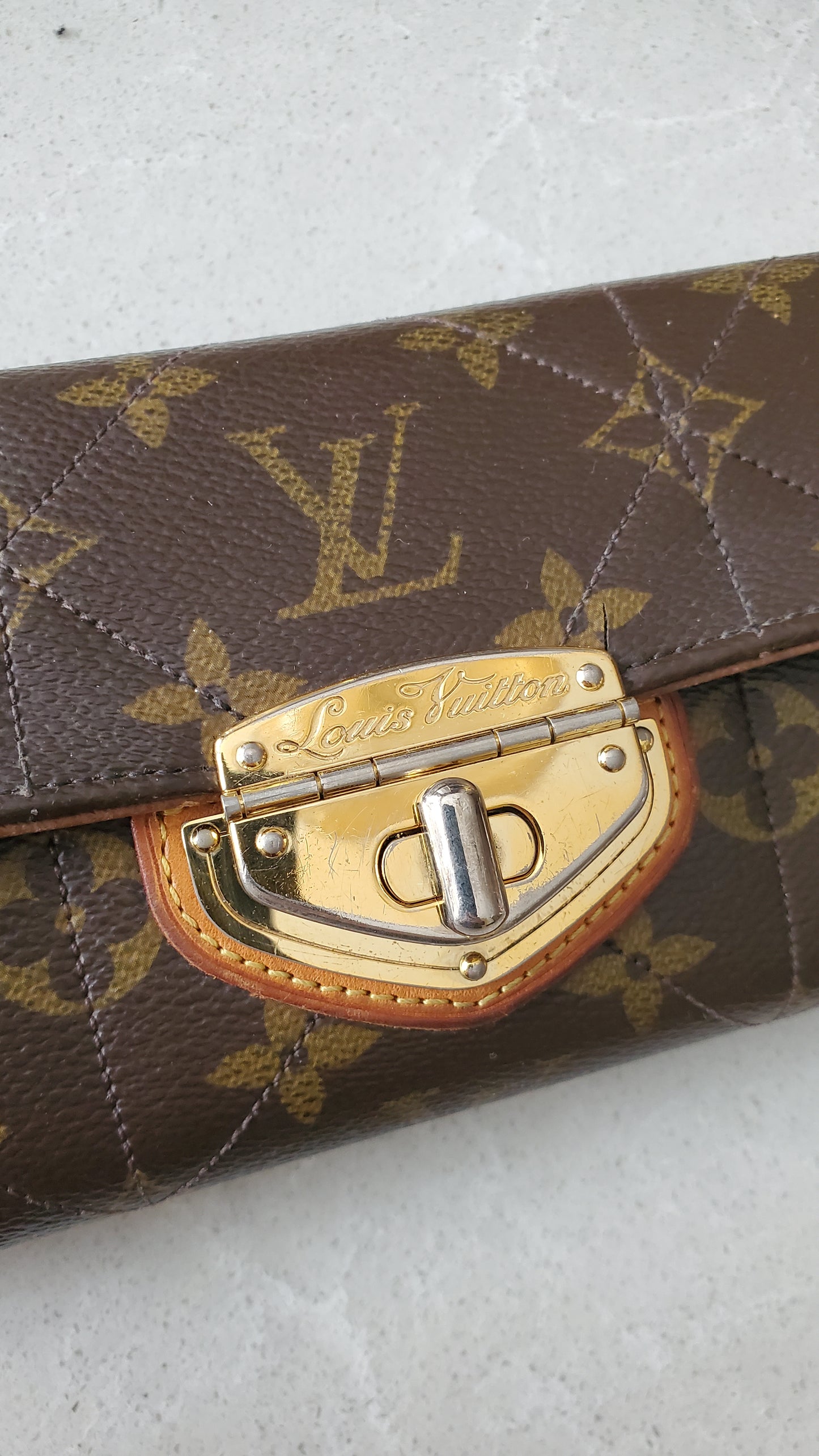 Authentic Louis Vuitton (2011) Upcycle Wallet on Chain & Strap