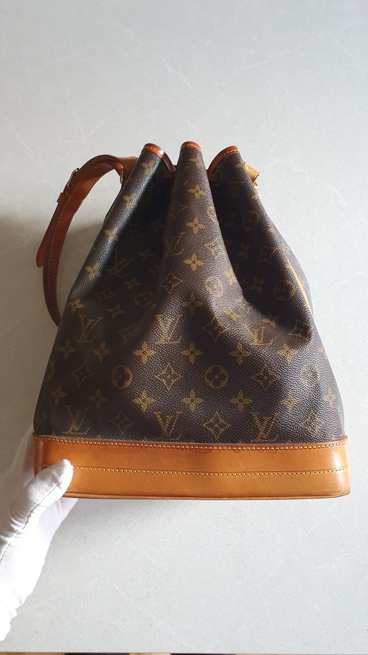 Authentic vintage Louis Vuitton Brown Monogram Bucket Bag