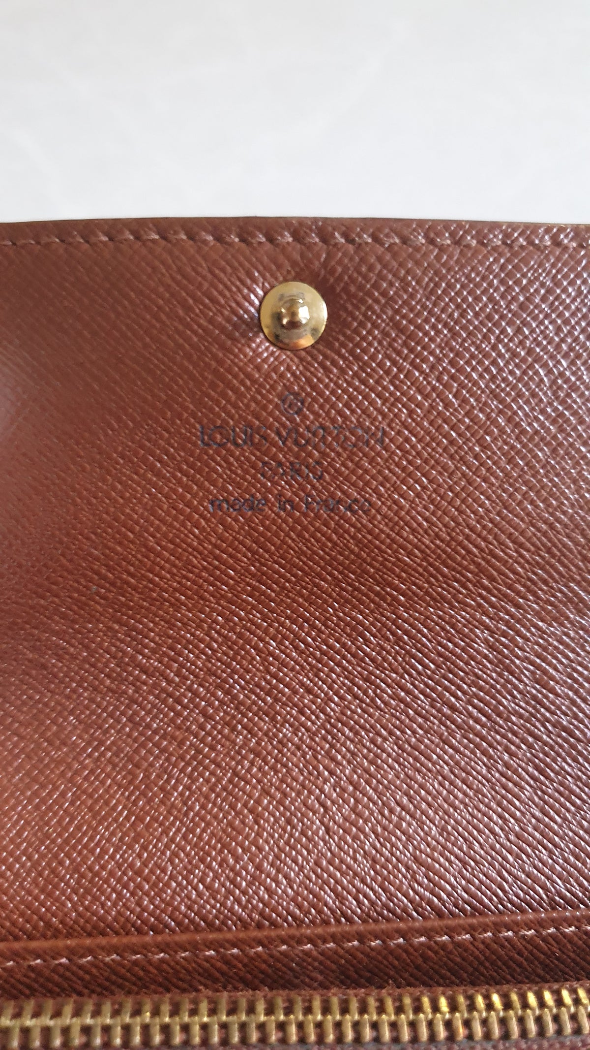 Authentic Vintage Louis Vuitton (2) Upcycle Wallet with Strap