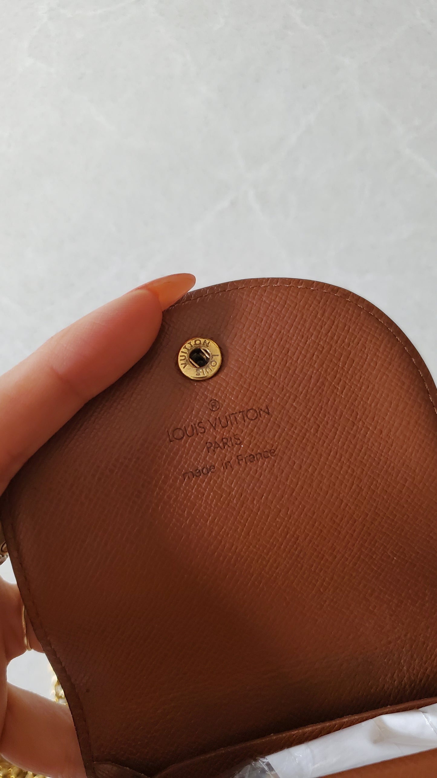 Authentic Vintage Louis Vuitton Upcycle Mini Pouch on Chain