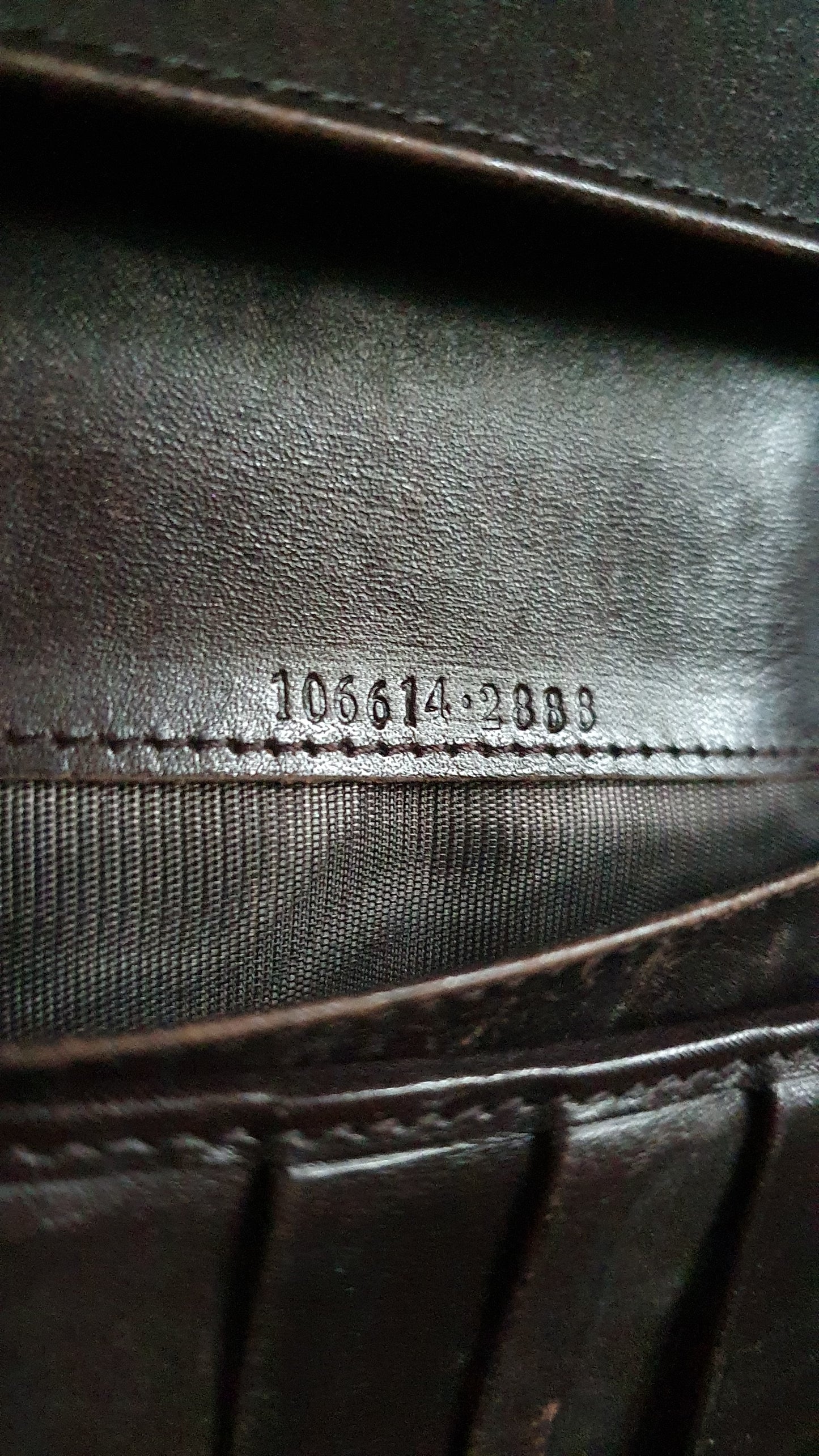 Authentic Gucci Upcycle Brown Wallet with Shoulder Strap