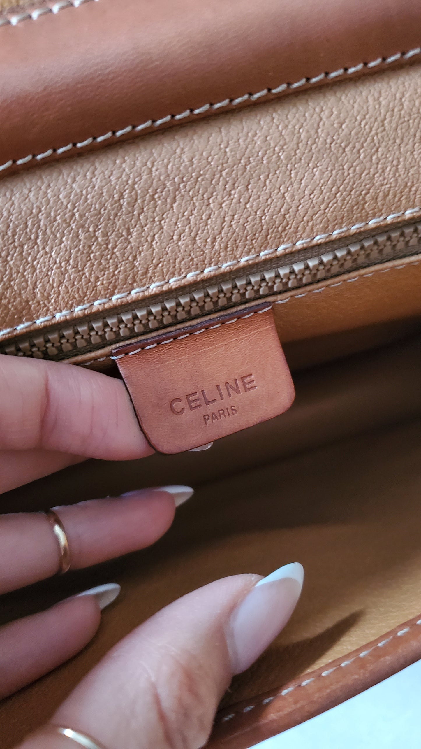 Authentic Vintage Celine Versatile Shoulder/ Crossbody Brown Purse