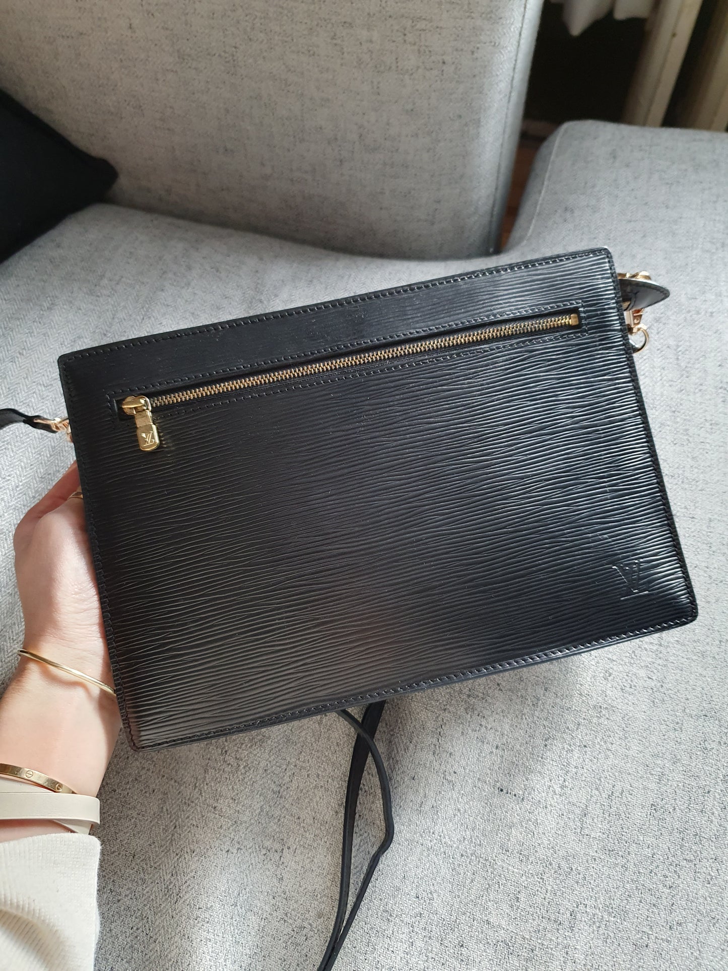 *New Drop* Authentic Louis Vuitton Upcycle Black Epi Purse on Strap