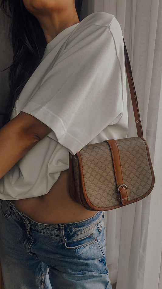 Authentic Vintage Celine Tan Purse